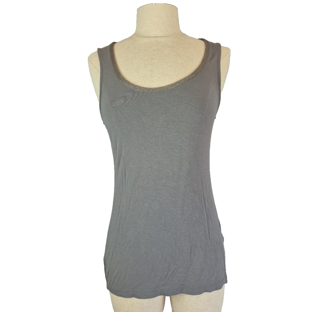 Banana Republic Tank Top Womens Xs Grey Summer Casual Beach Comfort Sun